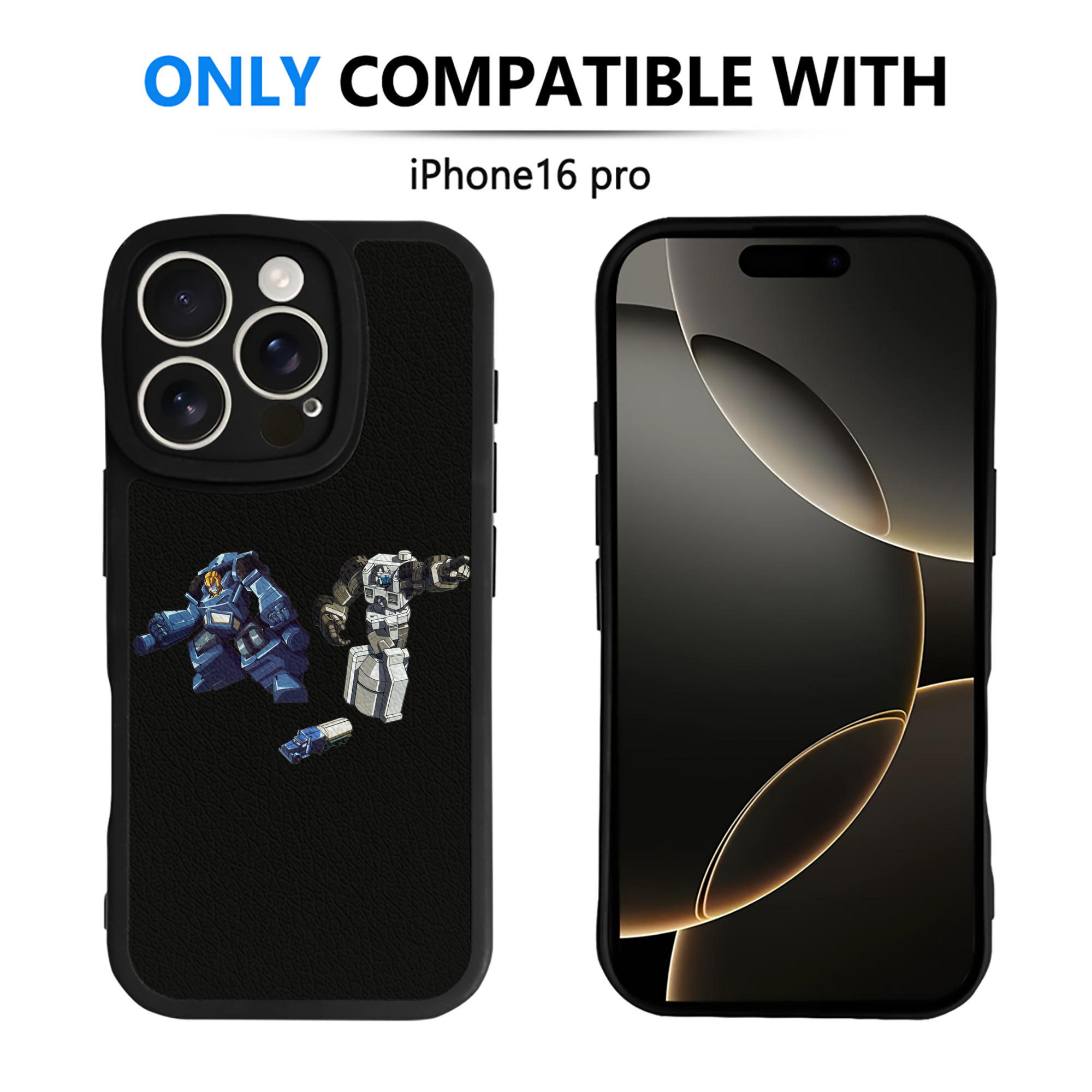 （画像用）  【iPhone 16シリーズ対応】シリコンスマホケース（レザー調） 材質：シリコン